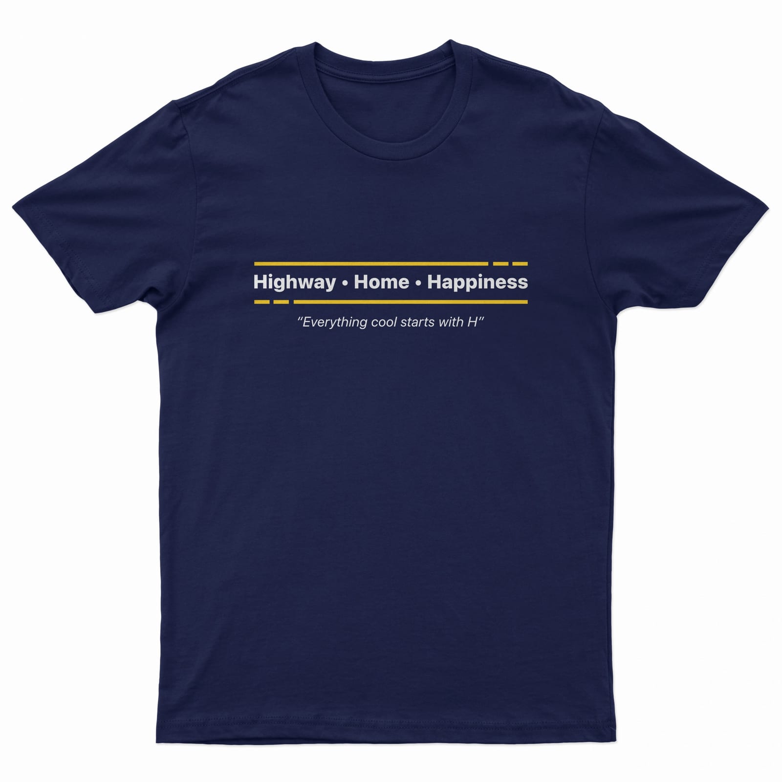 Highway branded team T-shirt mockup